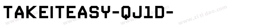 TakeItEasy-qJ1d字体转换