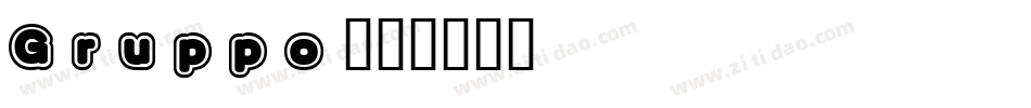 Gruppo字体转换