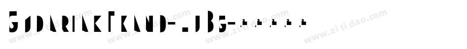 GudariakTxano-Lj3g字体转换