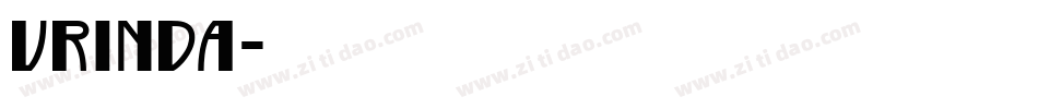 Vrinda字体转换