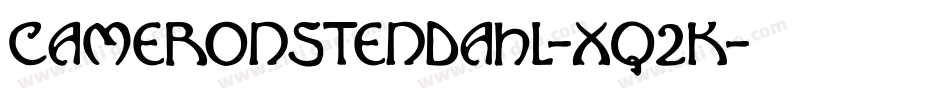 Cameronstendahl-xq2K字体转换