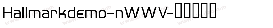 Hallmarkdemo-nWWV字体转换