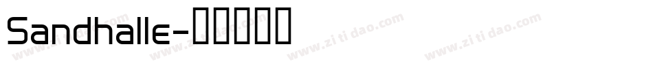 Sandhalle字体转换
