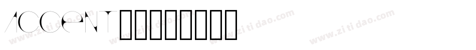 ACCENT_1字体转换