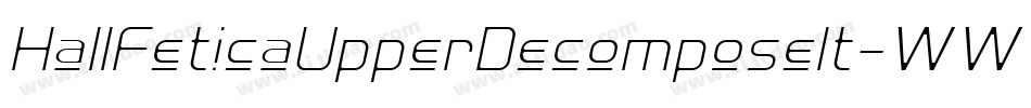 HallFeticaUpperDecomposeIt-WWYY字体转换