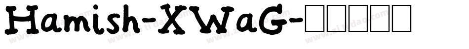 Hamish-XWaG字体转换