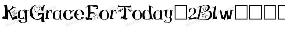 KgGraceForToday-2Blw字体转换