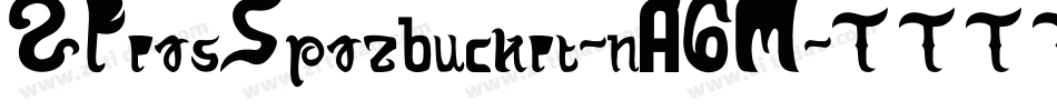 2PeasSpazbucket-nA6M字体转换