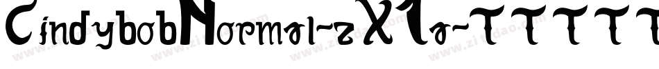 CindybobNormal-zX1a字体转换