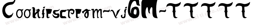 Cookiescream-vj6M字体转换