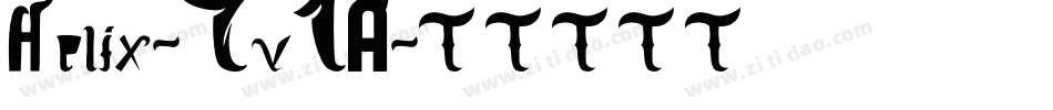 Helix-7v1A字体转换