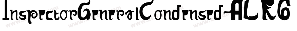 InspectorGeneralCondensed-ALR6m字体转换