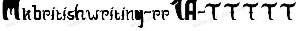 Mkbritishwriting-rr1A字体转换 Mkbritishwriting-rr1A字体转换