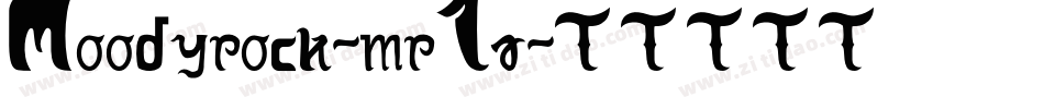 Moodyrock-mr1a字体转换