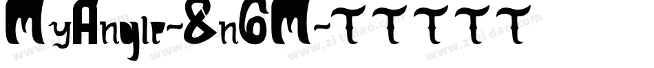 MyAngle-8n6M字体转换