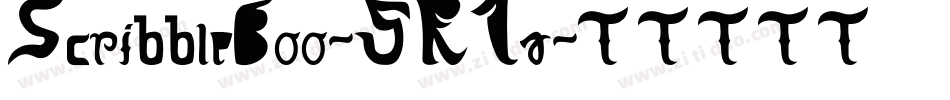 ScribbleBoo-5R1a字体转换