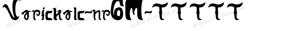 Varickalc-nr6M字体转换 Varickalc-nr6M字体转换