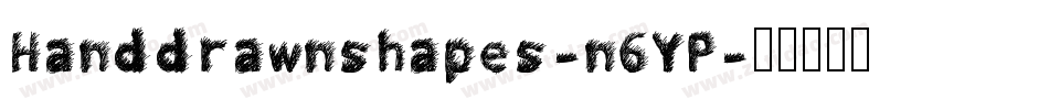 Handdrawnshapes-n6YP字体转换