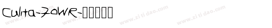 Culita-7oWR字体转换