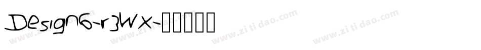 Design6-r3Wx字体转换