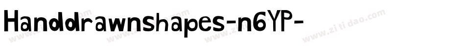 Handdrawnshapes-n6YP字体转换