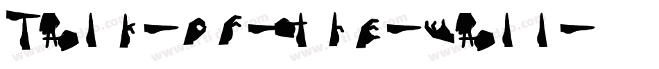 Talk-of-the-wall字体转换
