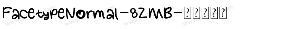 FacetypeNormal-8ZMB字体转换