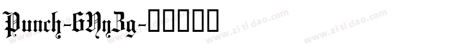 Punch-6YyZg字体转换