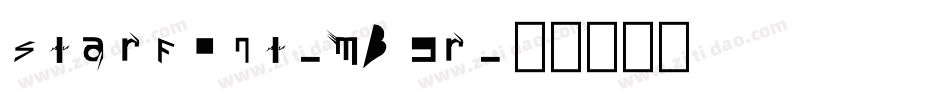 StarFont-MB9r字体转换