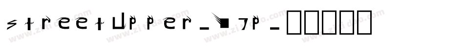 StreetUpper-O7p字体转换