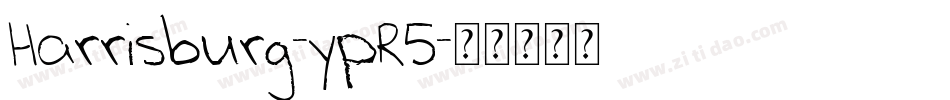 Harrisburg-ypR5字体转换