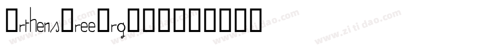 ArthensFree-rg8V9字体转换