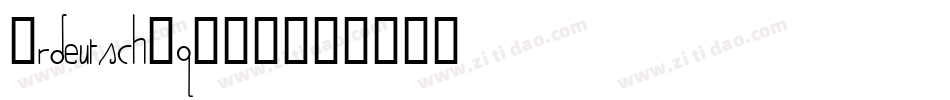 Urdeutsch-qZ8V字体转换 Urdeutsch-qZ8V字体转换