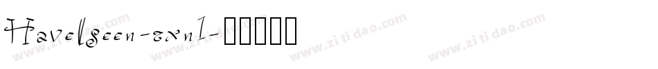 Havelseen-zxn1字体转换
