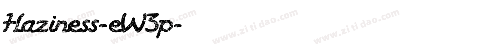 Haziness-eW3p字体转换
