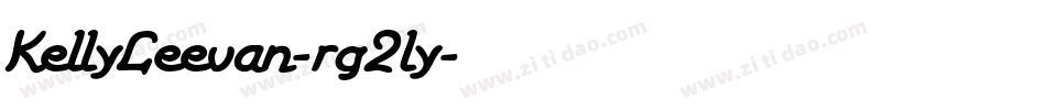 KellyLeevan-rg2ly字体转换