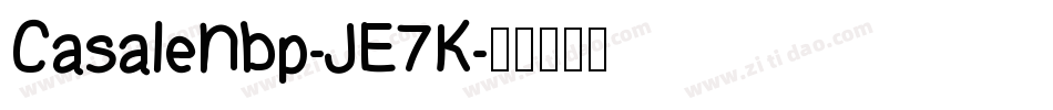 CasaleNbp-JE7K字体转换