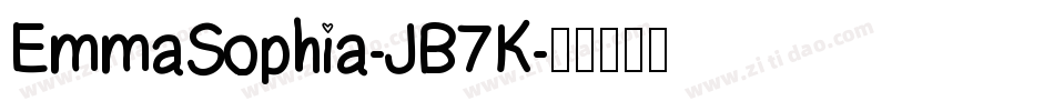 EmmaSophia-JB7K字体转换