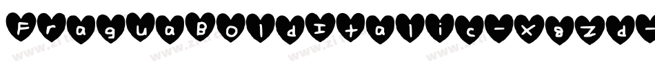 FraguaBoldItalic-X8Zd字体转换 FraguaBoldItalic-X8Zd字体转换