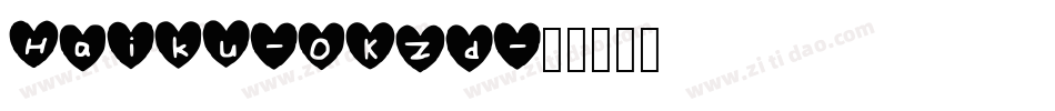 Haiku-0KZd字体转换