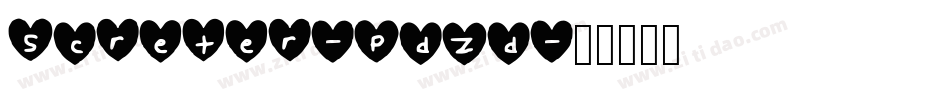 Screter-PdZd字体转换