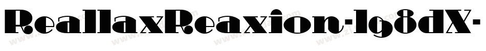 ReallaxReaxion-lg8dX字体转换