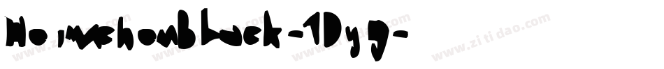 HeimchenBlack-1Dyg字体转换