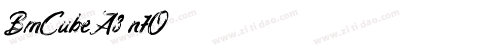 BmCubeA8-n7O字体转换