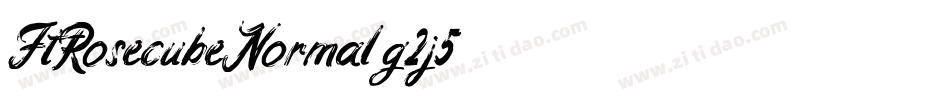 FtRosecubeNormal-g2j5字体转换