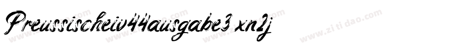 Preussischeiv44ausgabe3-xn2j字体转换