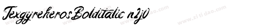 TexgyreherosBolditalic-n2j0字体转换