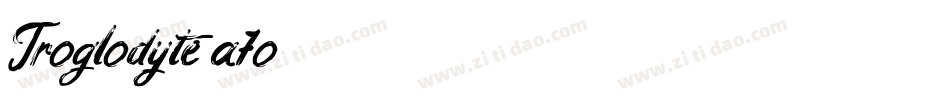 Troglodyte-a7o字体转换