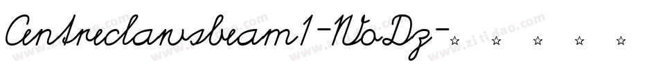 Centreclawsbeam1-WoDz字体转换