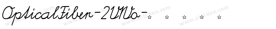OpticalFiber-2VWo字体转换